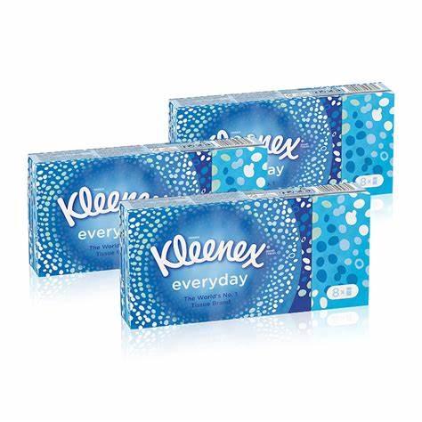 Kleenex Facial Pocket Tissues Everyday Pocket (Pack of 8) - Quecan