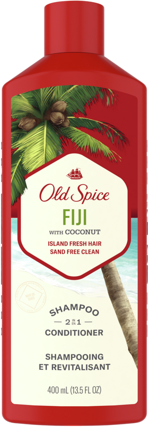 Old Spice Fiji 2 in 1 Shampoo & Conditioner - 400 ml - Quecan