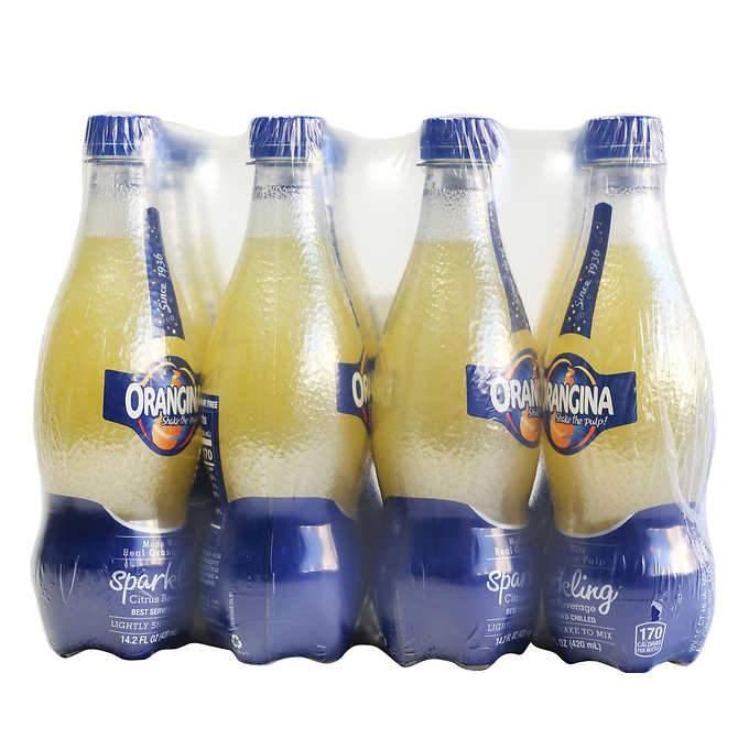 Orangina - Sparkling Citrus Beverage (12 X 420 ML) (Can Dep) - Quecan