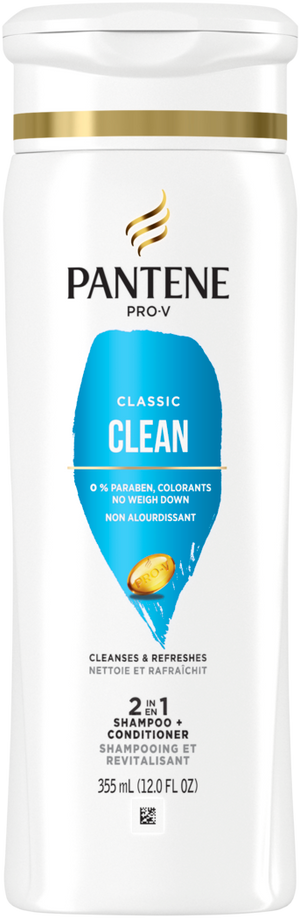 Pantene Pro-V Classic Clean 2 In 1 Shampoo + Conditioner 355mL - Quecan