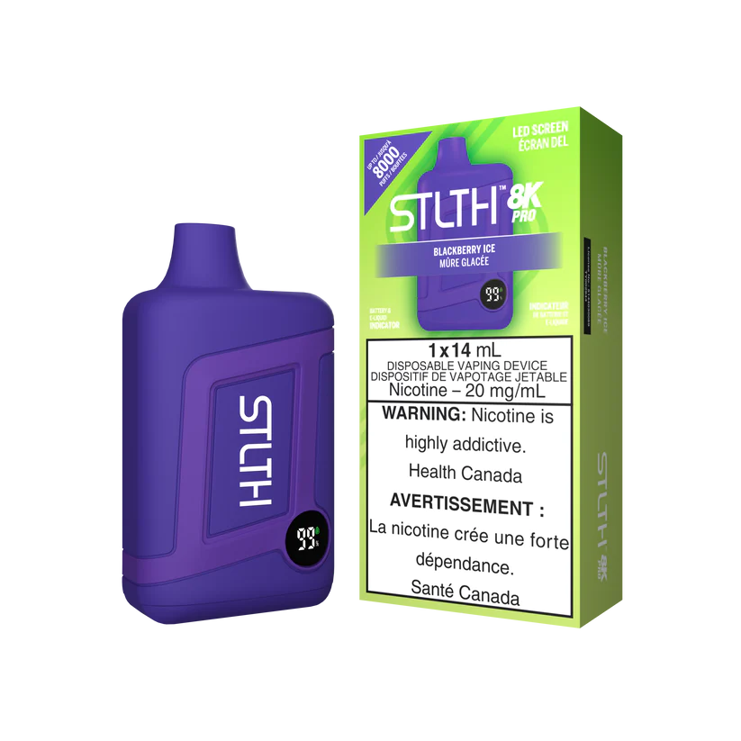 STLTH Disposable Device 8K PRO - Single Unit (20mg/ml) (STAMPED) - Quecan