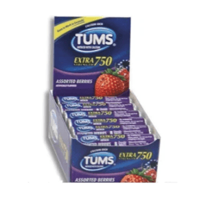 Tums Antacid Extra Strength 750 - Assorted Berries (Box of 12) - Quecan