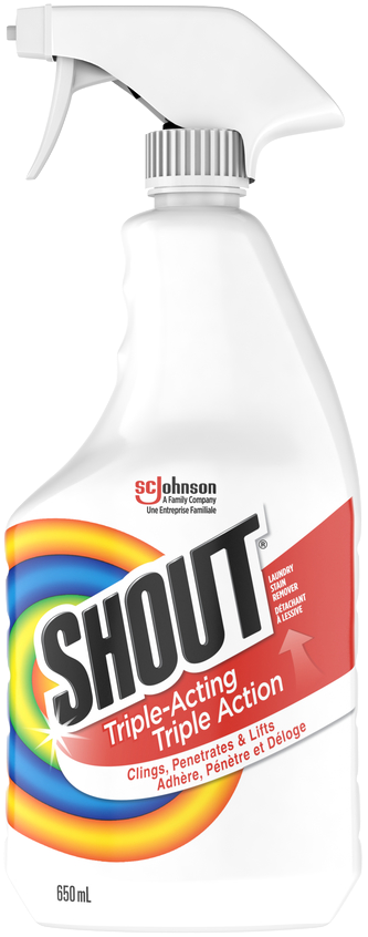 Shout Triple-Acting Laundry Stain Remover (650ml) - Quecan