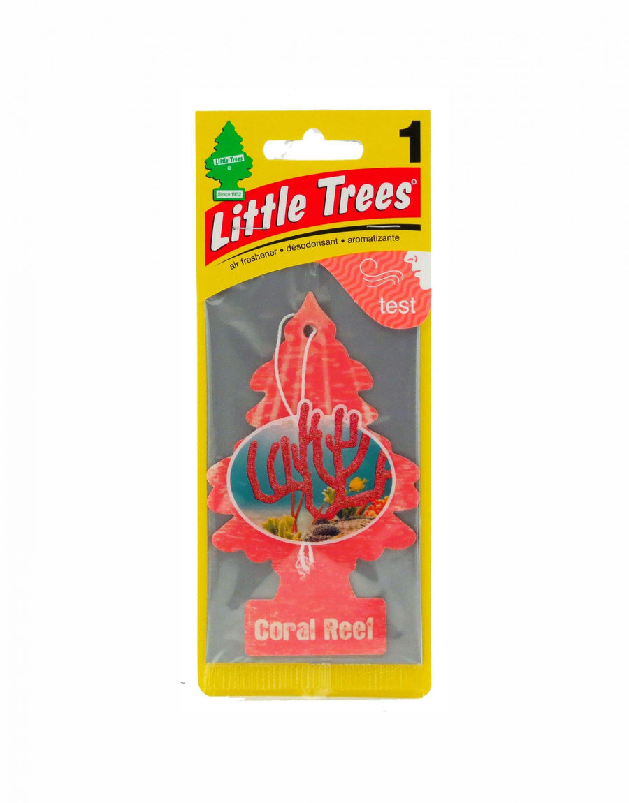 Little Trees Car Air Freshener (Pack of 24) Coral Reef - Quecan