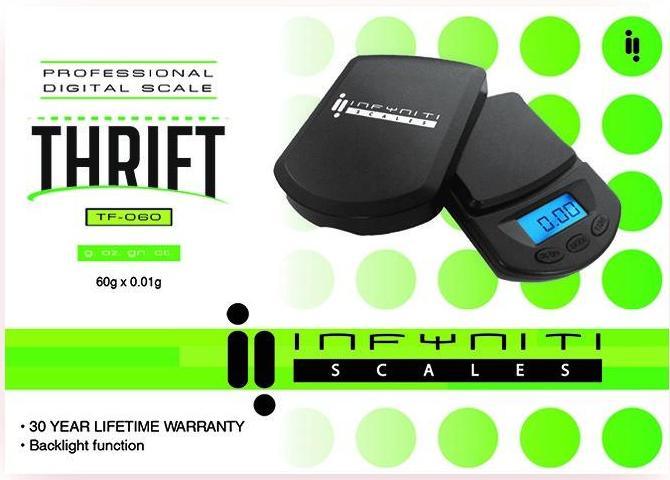 Infyniti Thrift TF-060 - Digital Scale (60g x 0.01g) - Quecan