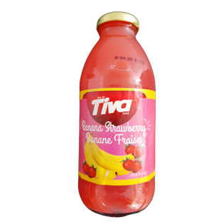Tiva Juice - Strawberry Banana ( 12 x 473ml) - Quecan