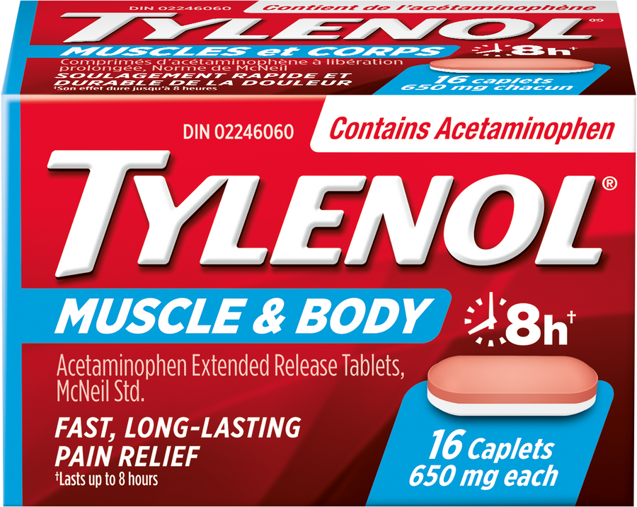 Tylenol Muscle & Body (Box of 6) - Quecan