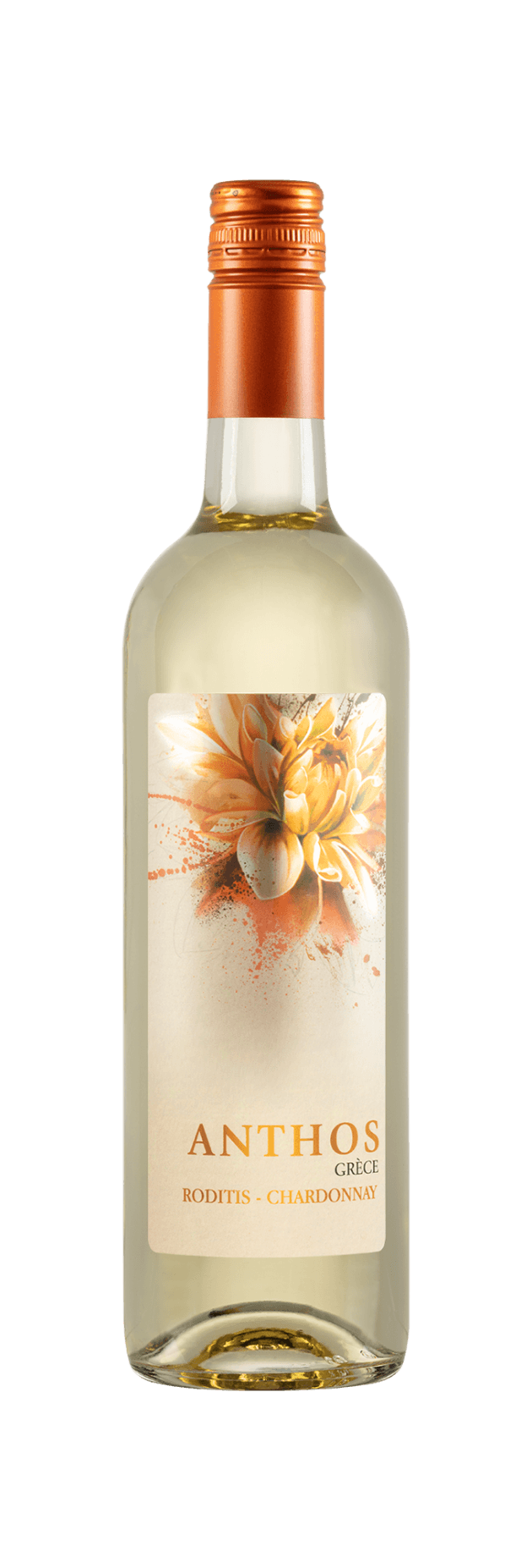 WINE ANTHOS CHARDONNAY 0 (6 x 750ml) - Quecan