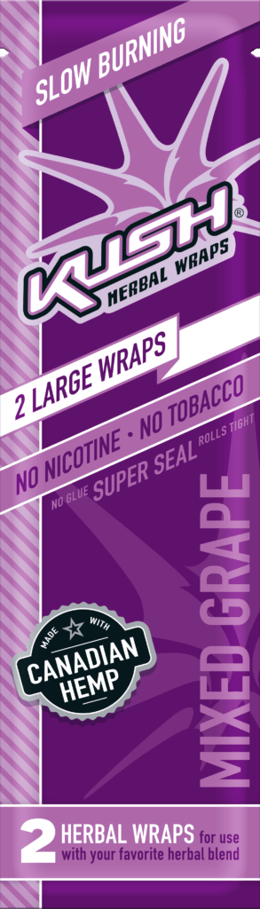 Kush - Conical Mixed Grape Herbal Wraps (Box of 15) - Quecan