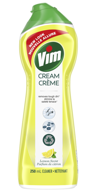 Vim Cream Lemon Scent Cleaner 250ml - Quecan
