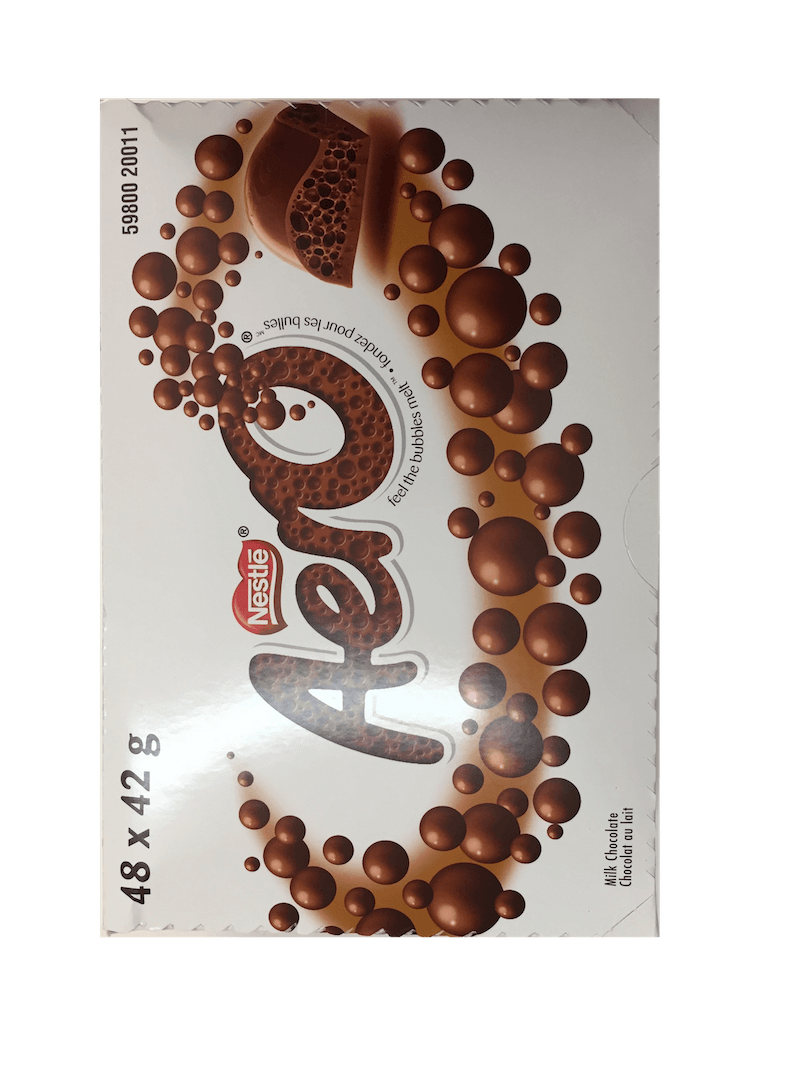 Aero Milk Chocolate Bar (48x42gm) - Quecan