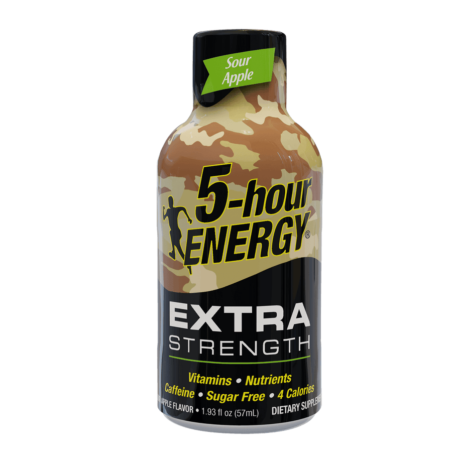 5-Hour Extra Strength Energy Drink -  Sour Apple (12 x 57ml) - Quecan