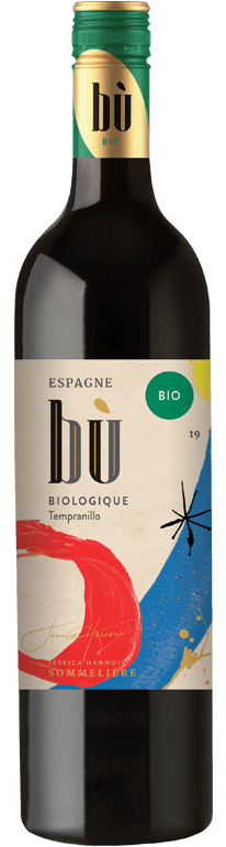 Wine Bu Tempranillo (6x750 ml) Biologique Espagne - Quecan