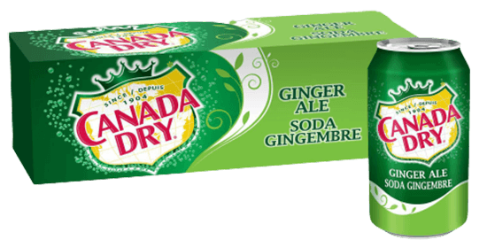 Canada Dry Ginger Ale - Soft Drink (12 x 355ml) (Can Dep) - Quecan