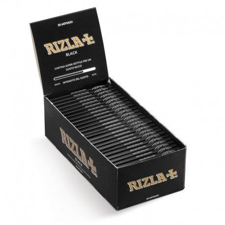Black Rizla Rizla Black Ultra Thin - Rolling Papers (Box of 25)– Quecan Distribution