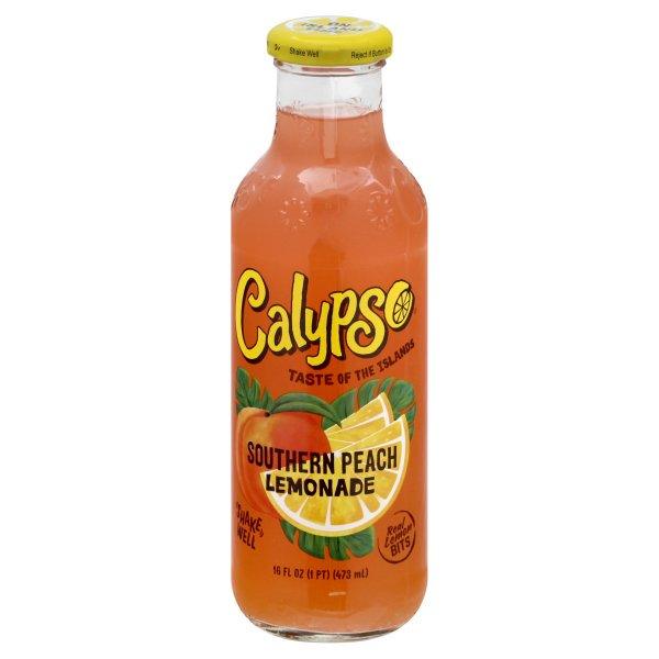 Calypso Lemonade -   Southern Peach (12 x 473ml) - Quecan