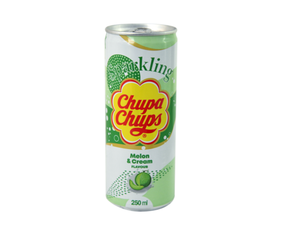 Chupa Chups Sparkling Melon & Cream (24 x 250) ML - (Can Dep) - Quecan