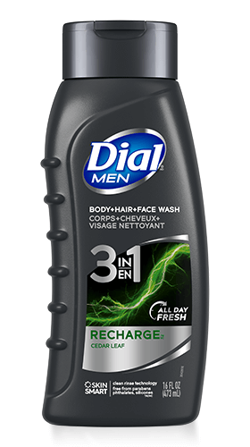 Dial Hair + Body Wash Gel - Recharge  (473ml) - Quecan