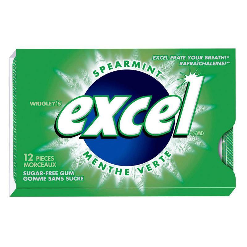 Excel - Spearmint Gum (12 X 12pc) - Quecan