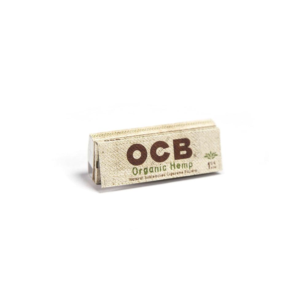 OCB Organic Hemp 1 1/4 Rolling Paper (Box of 25 Booklets) - Quecan