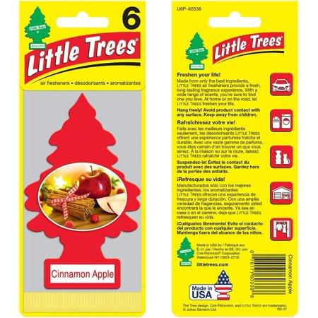 Little Trees Car Air Freshener (Pack of 24) Cinnamon Apple - Quecan