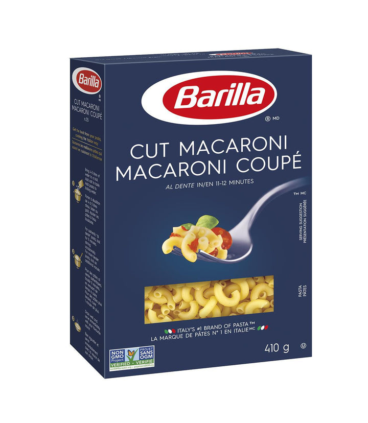 Barilla - Cut Macaroni (16X410g) - Quecan
