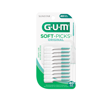 GUM Soft - Picks Original (Pack of 40) - Quecan