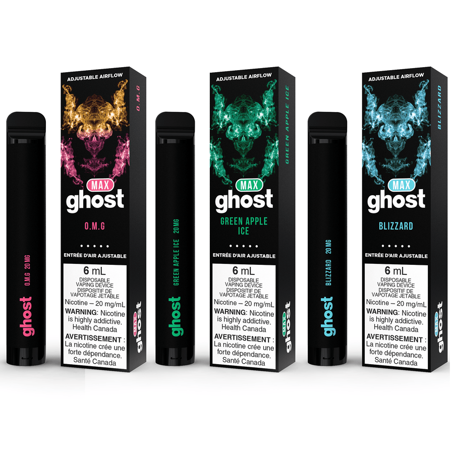 Ghost MAX  - Disposable Device (20mg/ml) (STAMPED) - Quecan