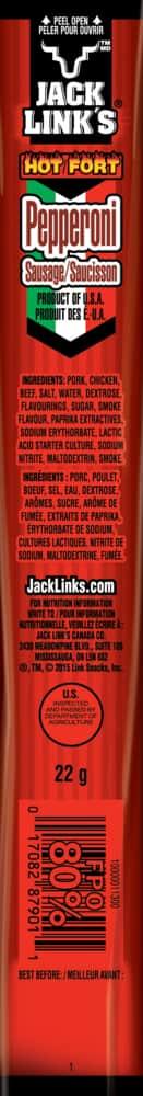 Jack Link's Beef Jerky - Hot (20 x 22g) - Quecan