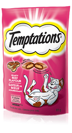 Temptations Cats Treats - Hearty Beef (6 x 85g) - Quecan