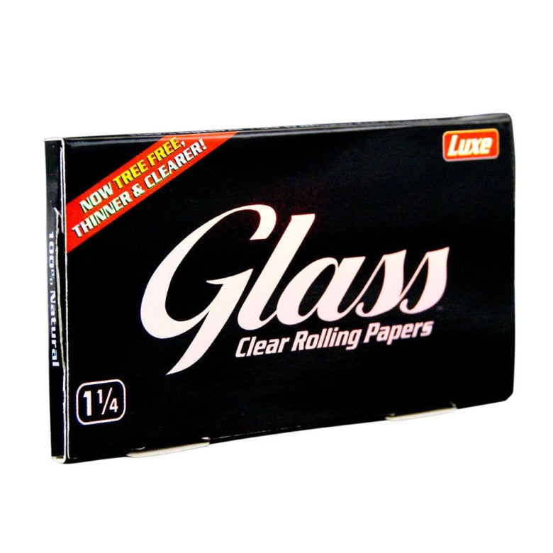 Glass Clear Rolling Paper 1 1/4 - Quecan