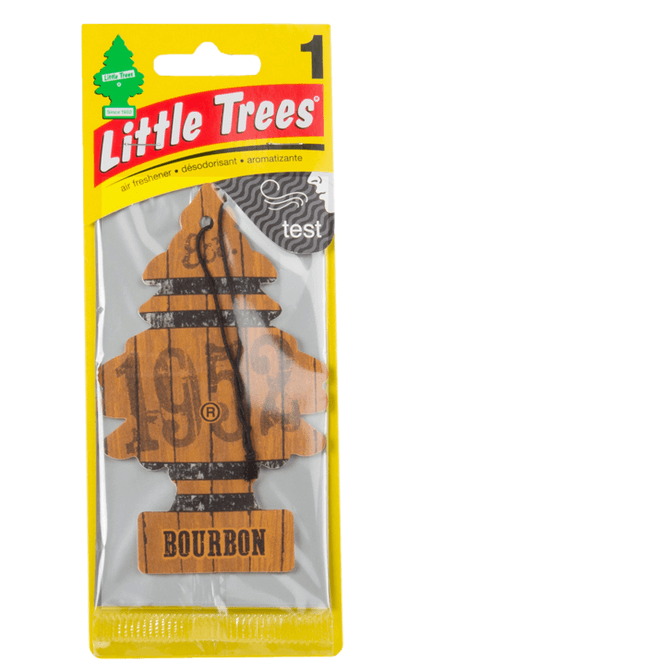 Little Trees Car Air Freshener (Pack of 24)  Bourbon - Quecan
