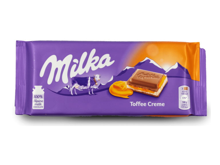 Milka Toffee Cream (100 x 23g) - Quecan