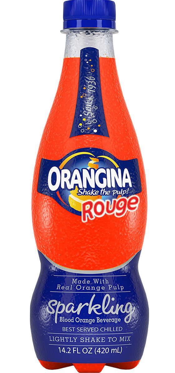 Orangina - Sparkling Rouge  Beverage (12 X 420 ML) (Can Dep) - Quecan