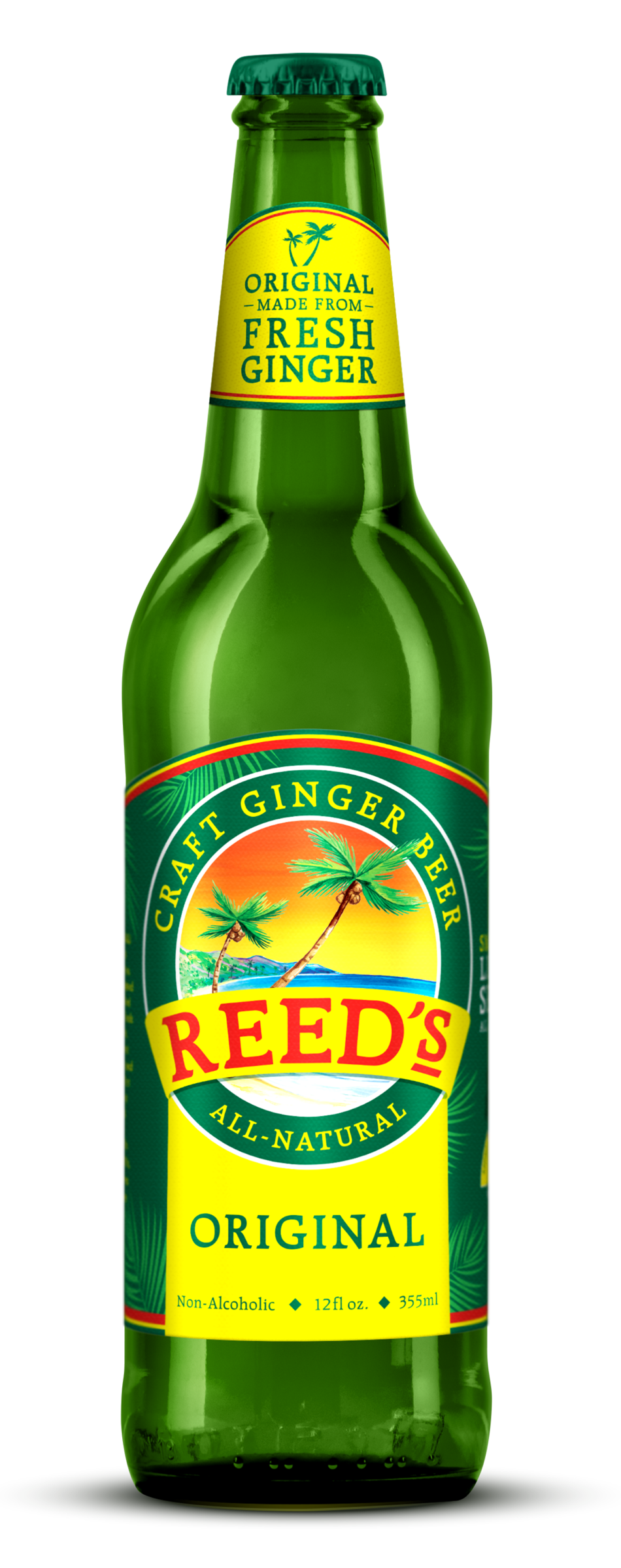 Reeds Ginger Beer - Orignal (24x355ML) (Can Dep) - Quecan