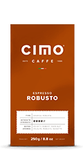 Cimo Espresso Ground Coffee - Robusto (250g) - Quecan