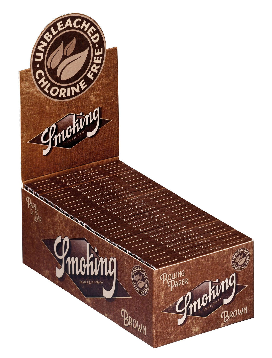 Smoking Brown Double Window - Rolling Paper (Box of 25) - Quecan