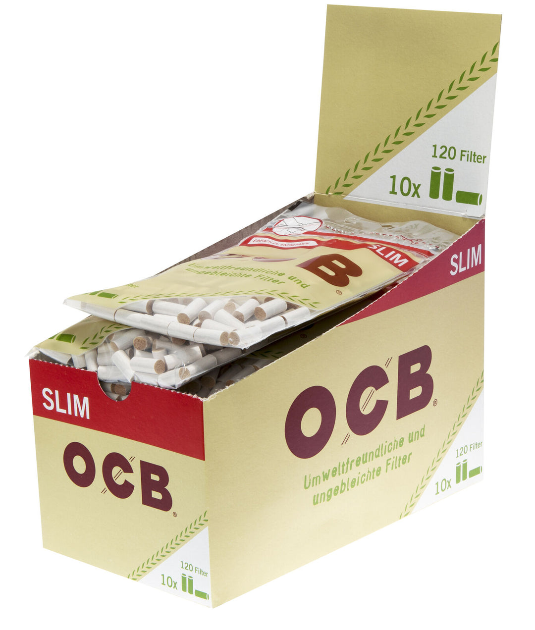 Filtres OCB Slim Organic 10x120