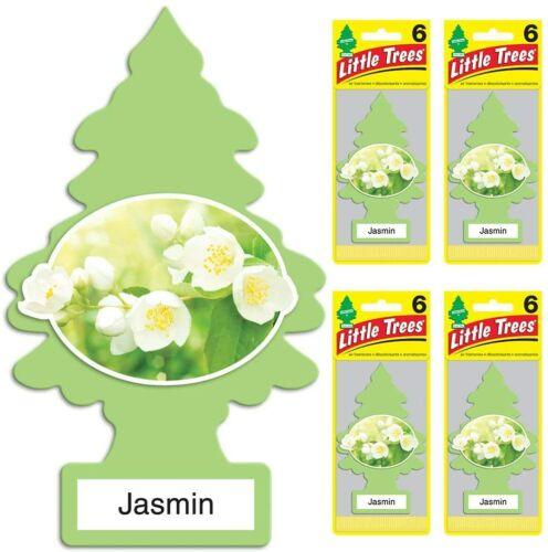 Little Trees Car Air Freshener (Pack of 24) Jasmine - Quecan