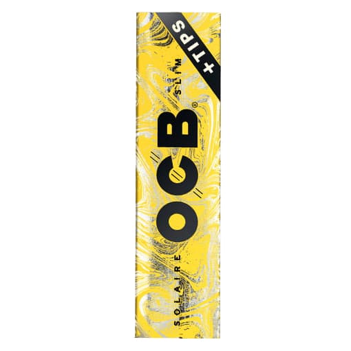 OCB Solaire Slim Rolling Paper + Filters (Box of 24 Booklets + Filters) - Quecan