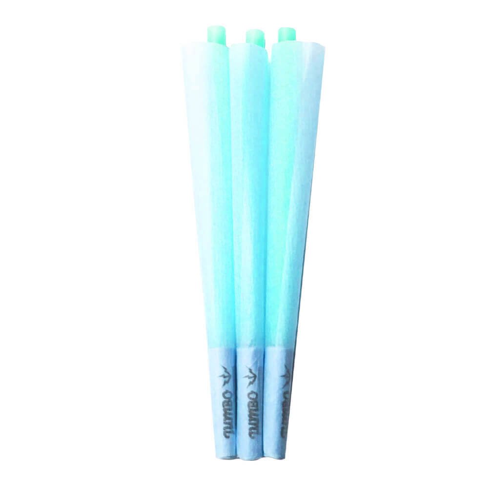 Jumbo Cones King Size (Pack of 32) Blue - Quecan