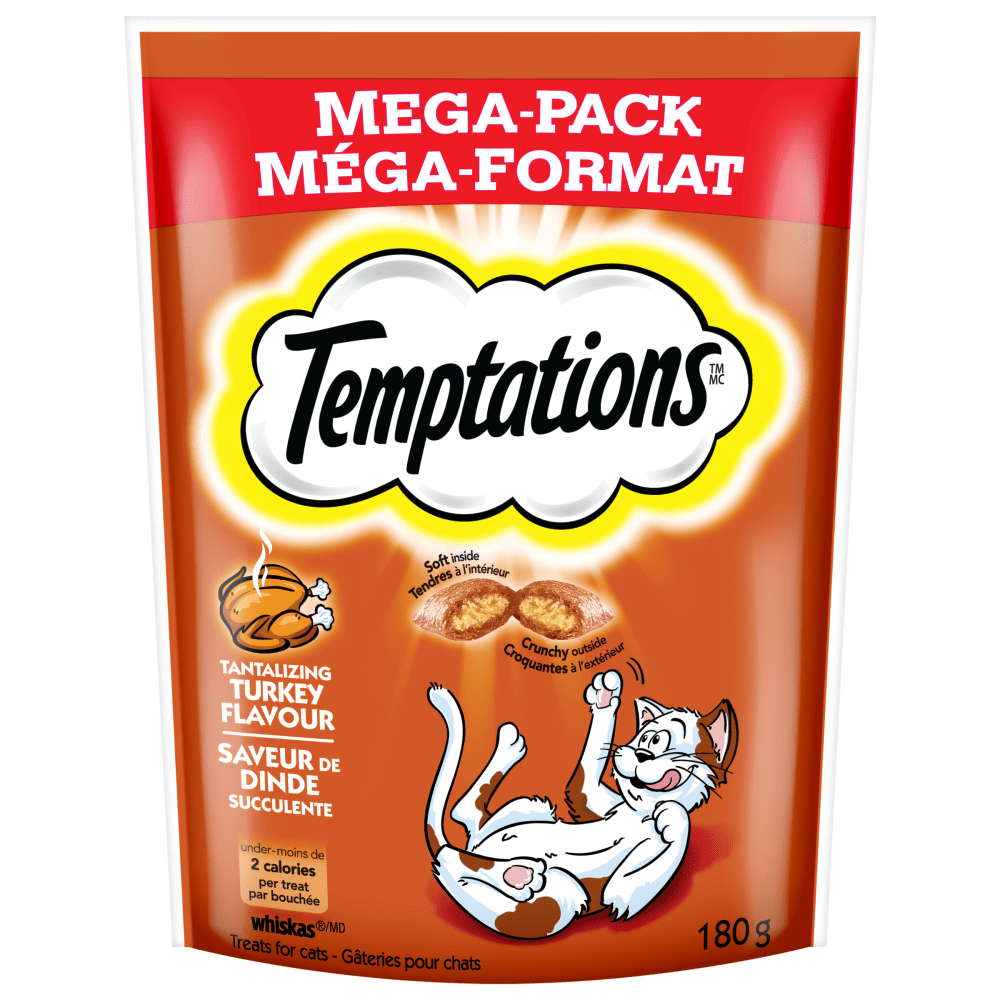 Temptations Treats for Cats - Tantalizing Turkey (180 g) - Quecan